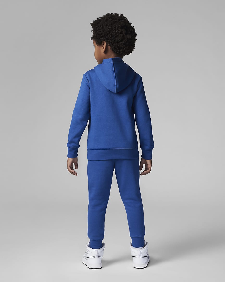 Completo con pantaloni e felpa in fleece con cappuccio Essentials Jordan Bambino a